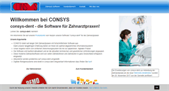 Desktop Screenshot of consys.de