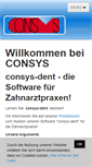 Mobile Screenshot of consys.de