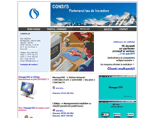 Tablet Screenshot of consys.ro